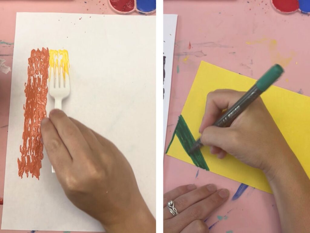 Crayon Box Craft Steps