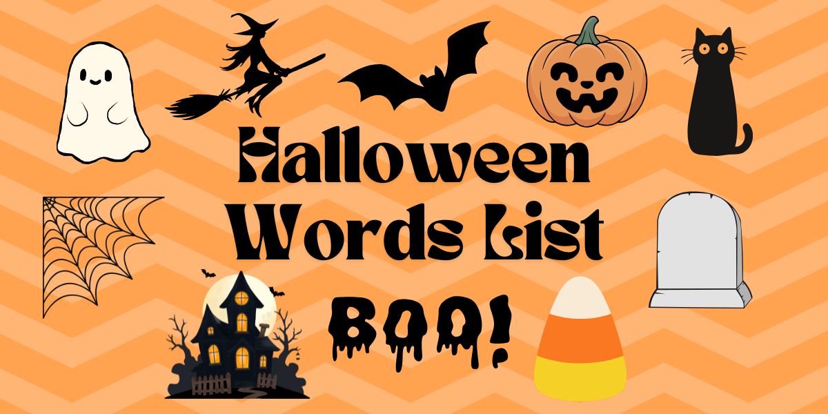 Halloween Words List