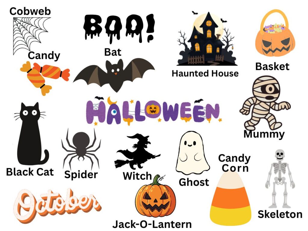 Halloween Words for Kids