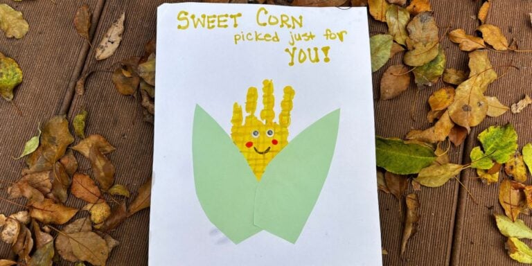 Sweet Corn Craft for Kids