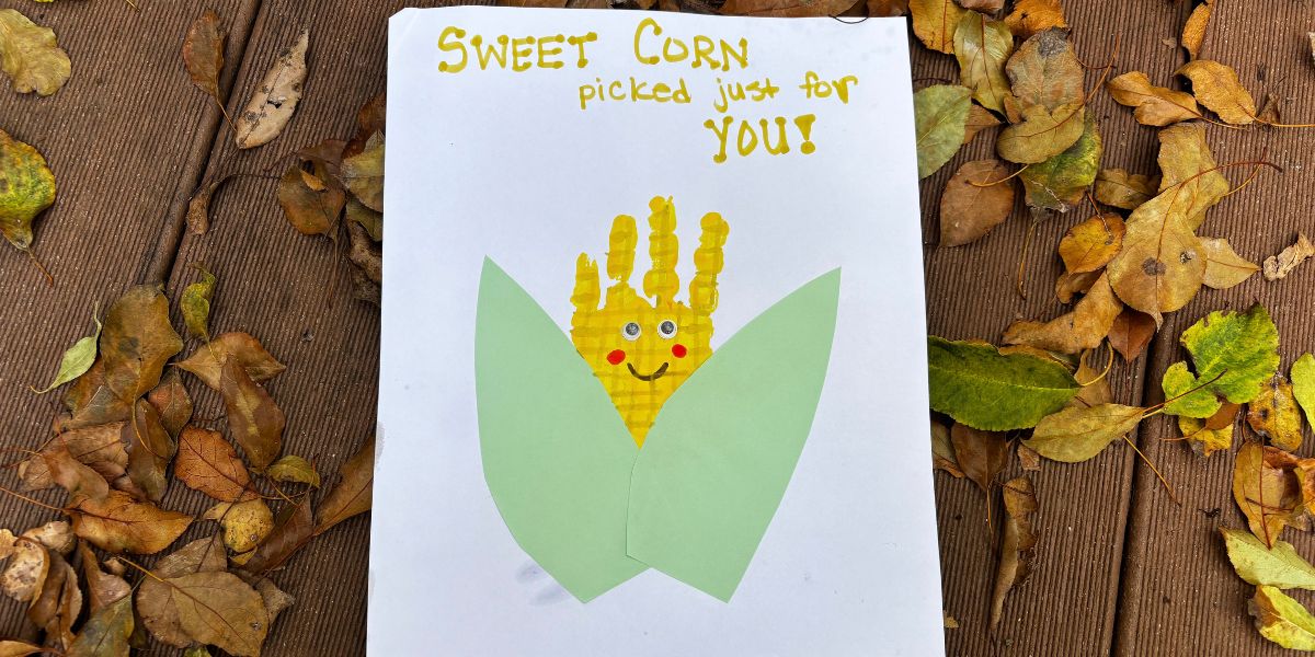 Sweet Corn Craft for Kids